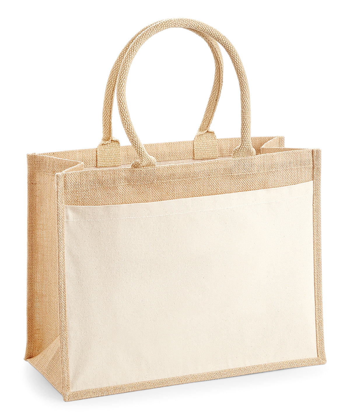 Westford Mill Cotton pocket jute shopper