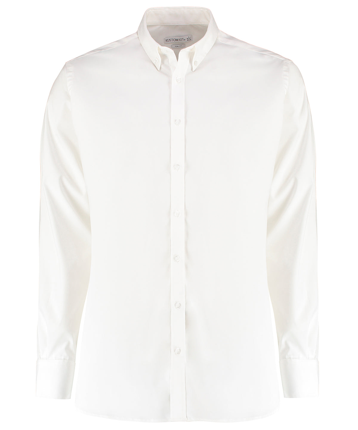 Kustom Kit Stretch Oxford shirt long-sleeved (slim fit)