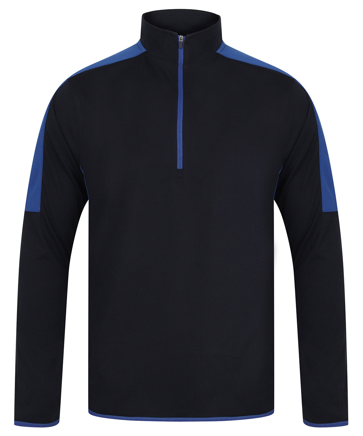 Finden & Hales ¼ zip mid-layer with contrast panelling