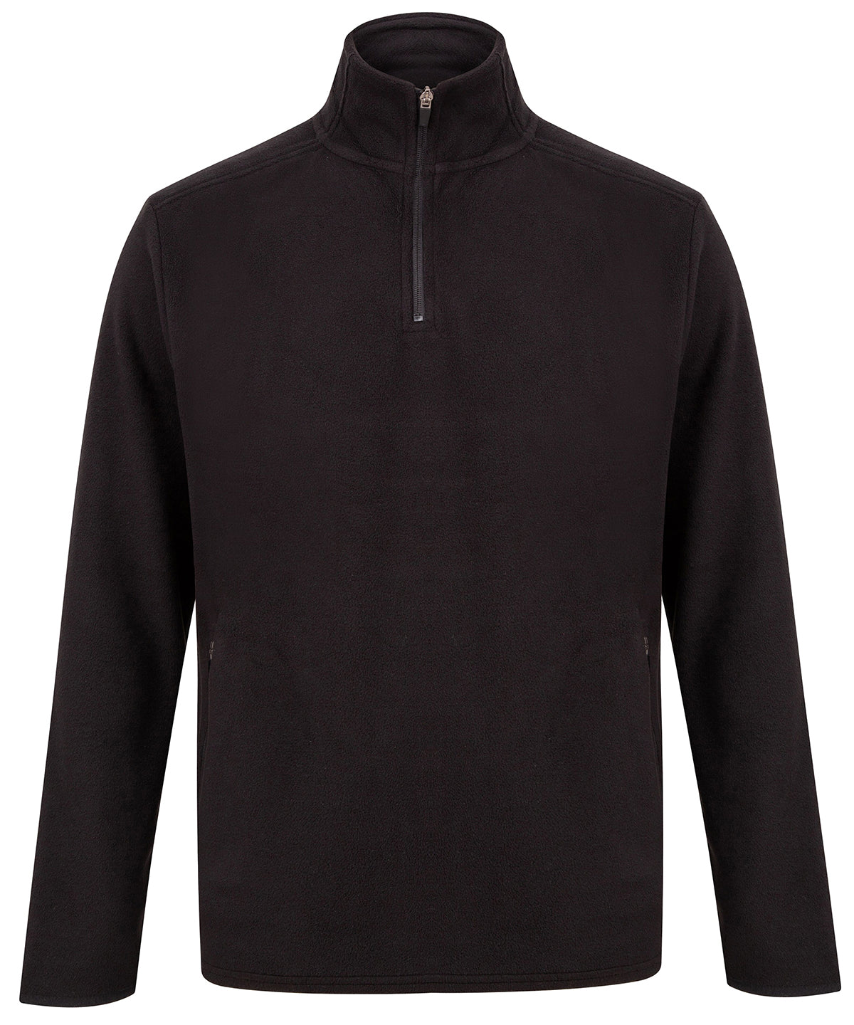 Henbury ¼ zip microfleece jacket