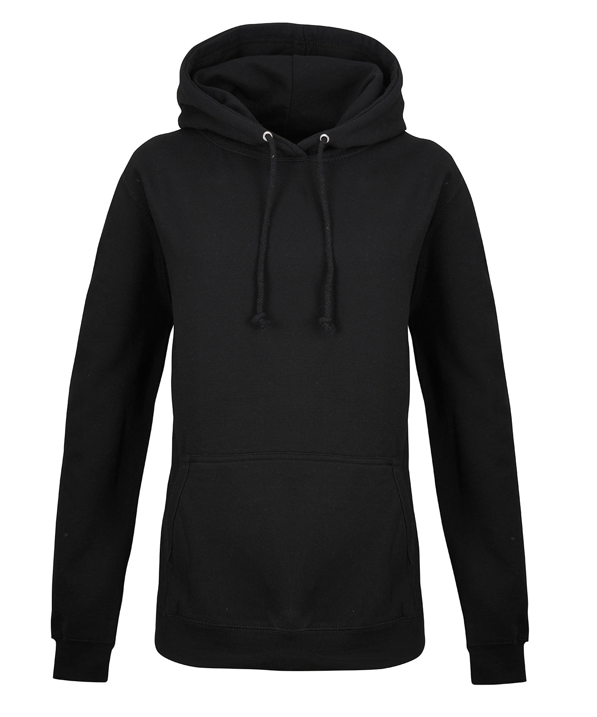 AWDis Just Hoods Women's College Hoodie in Deep Black