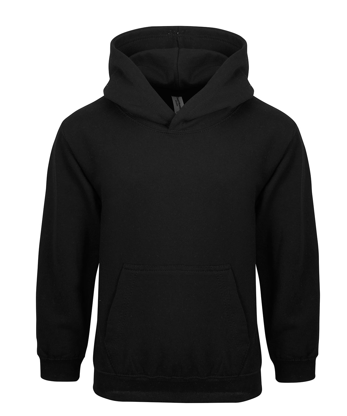 AWDis Just Hoods Kids Hoodie in Deep Black