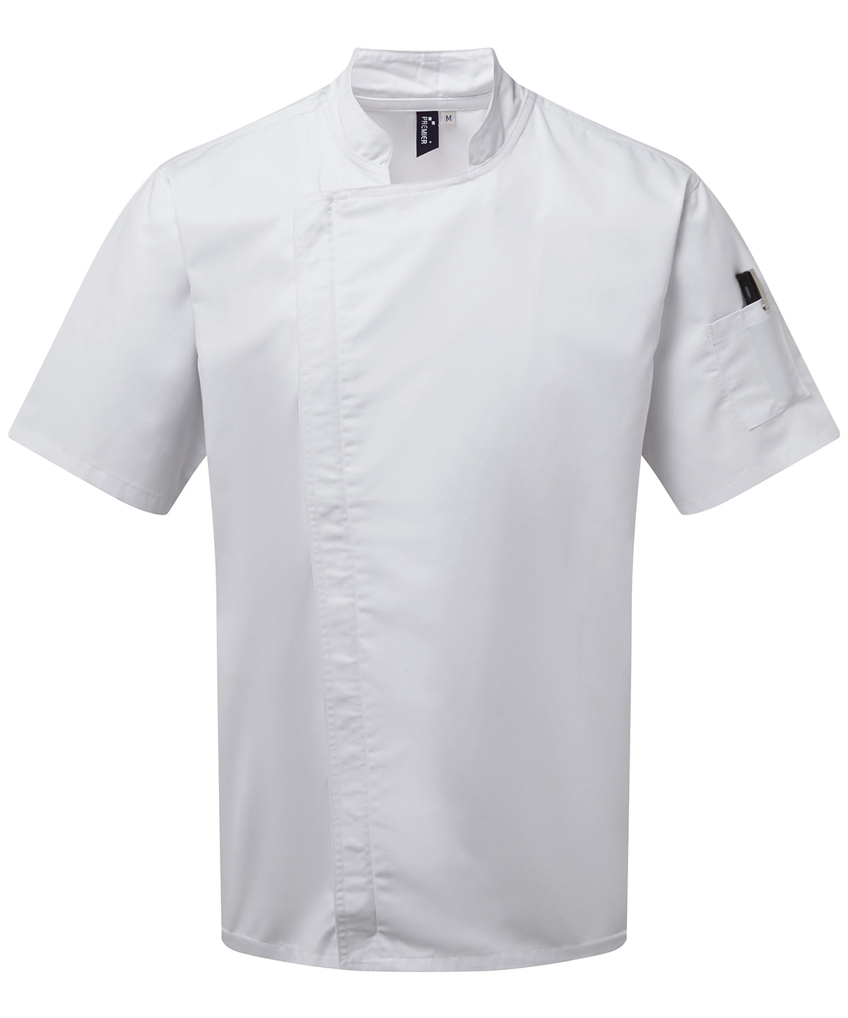 Premier Chef's zip-close short sleeve jacket