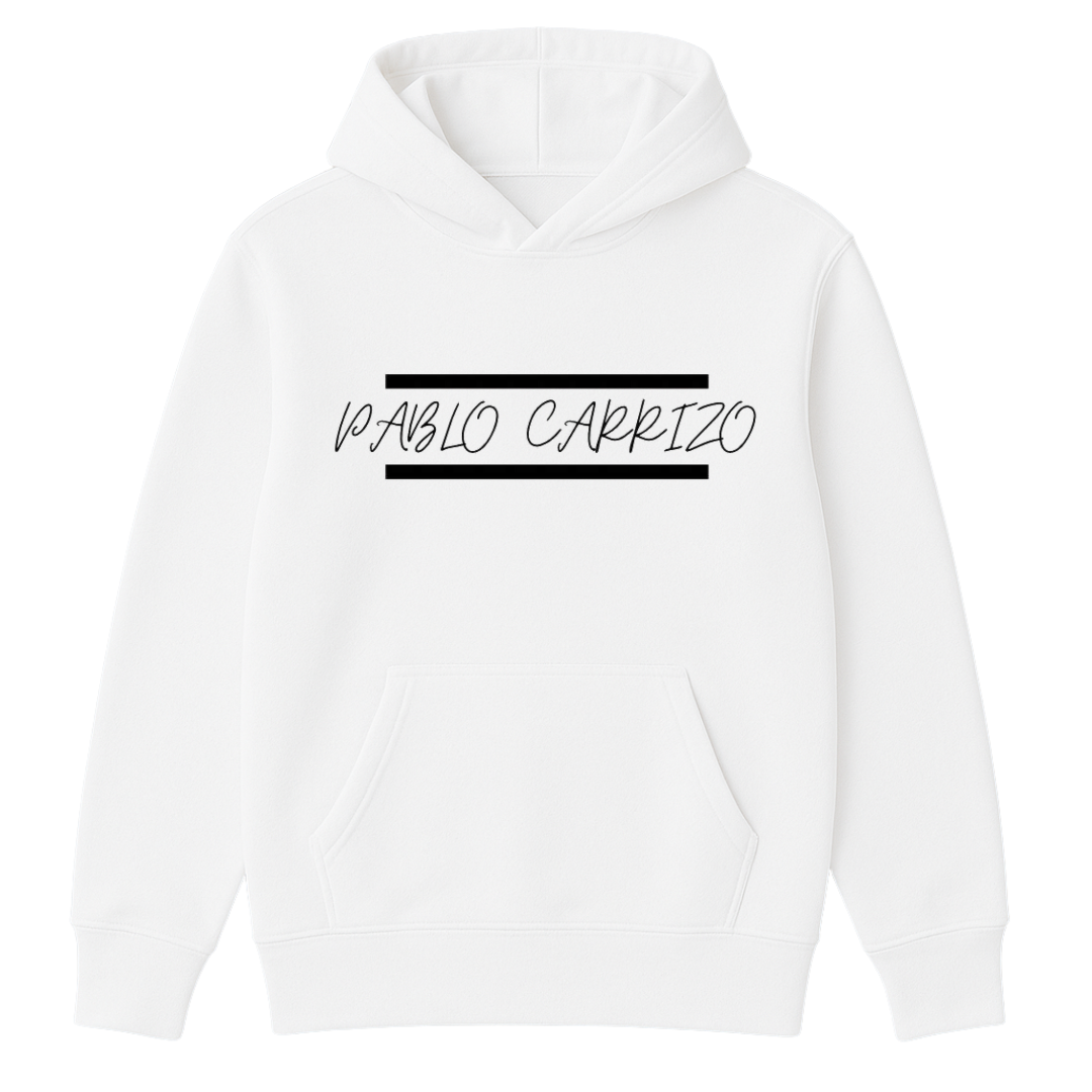 Pablo Carrizo Signature Logo Hoodie - White