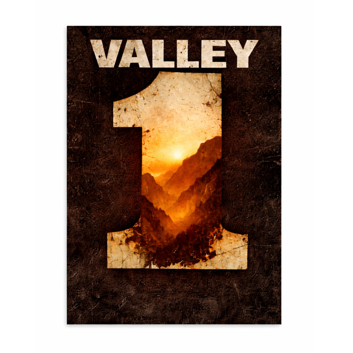 VALLEY ONE – “Number One” A4 Poster (PRINT EDITION)