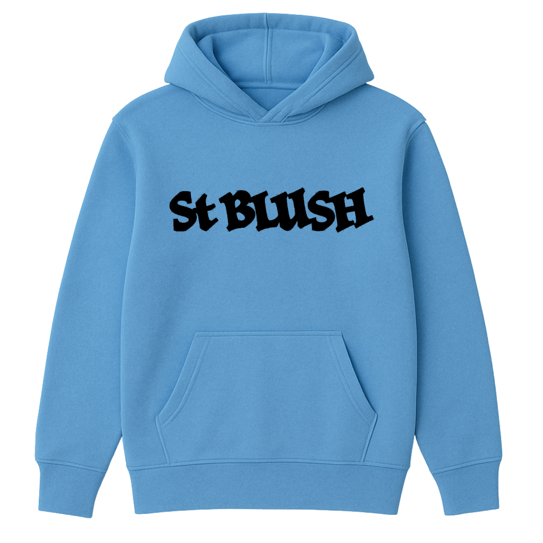 St Blush Logo Hoodie – Aquatic