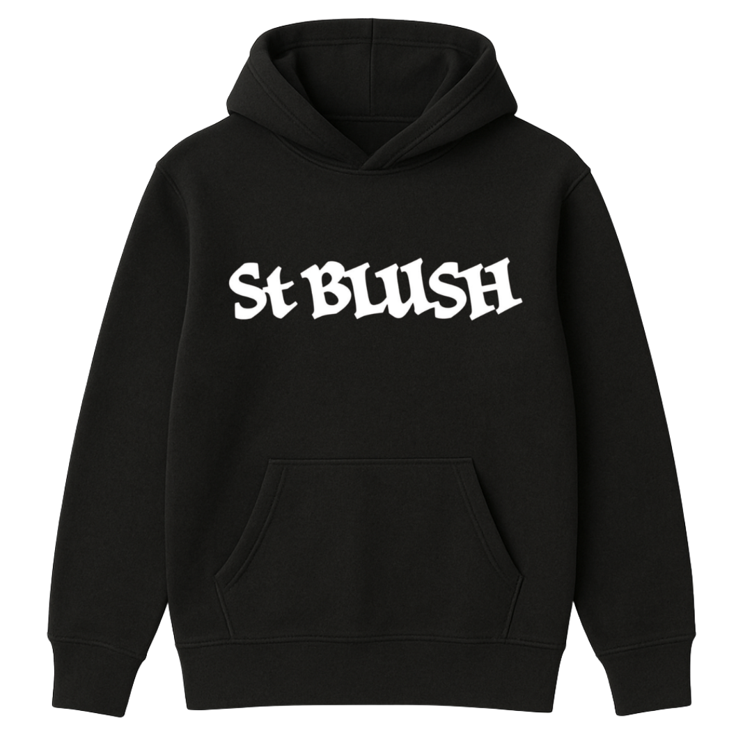 St Blush Logo Hoodie – Black