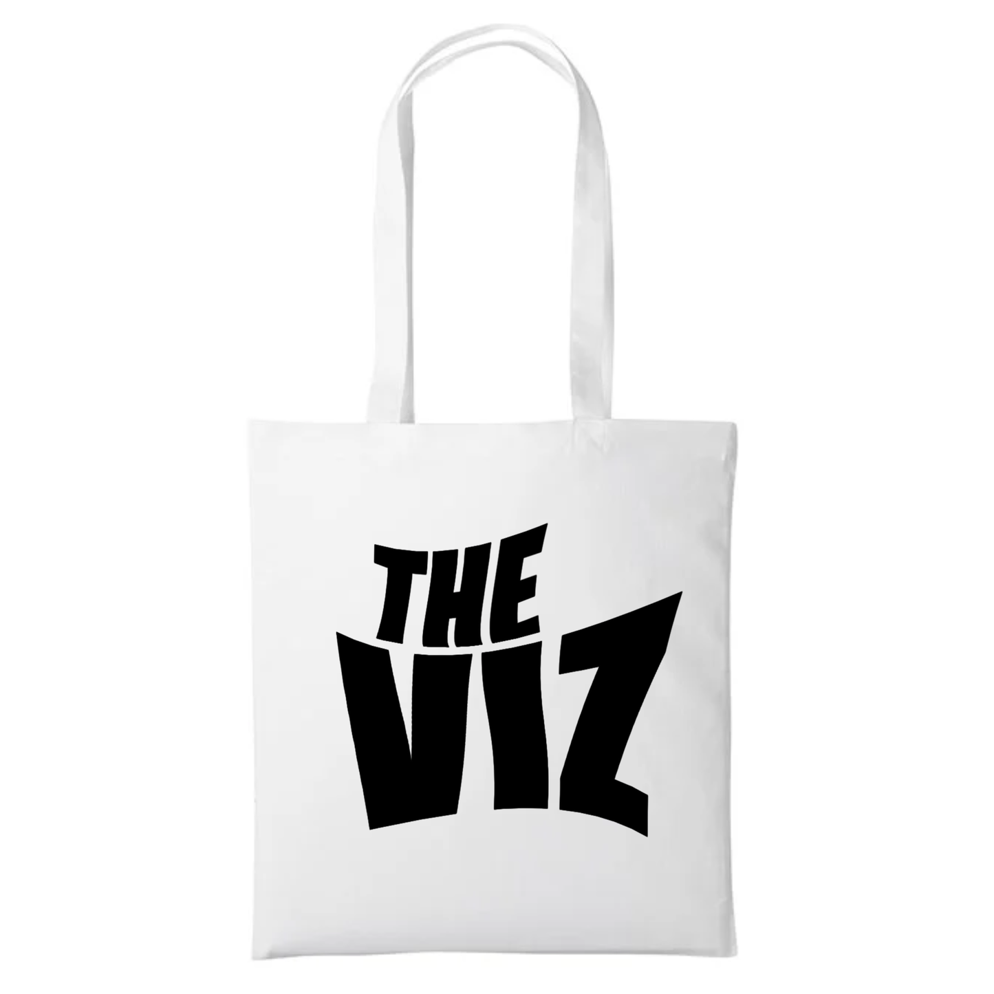 THE VIZ – Official Logo Tote Bag (WHITE EDITION)