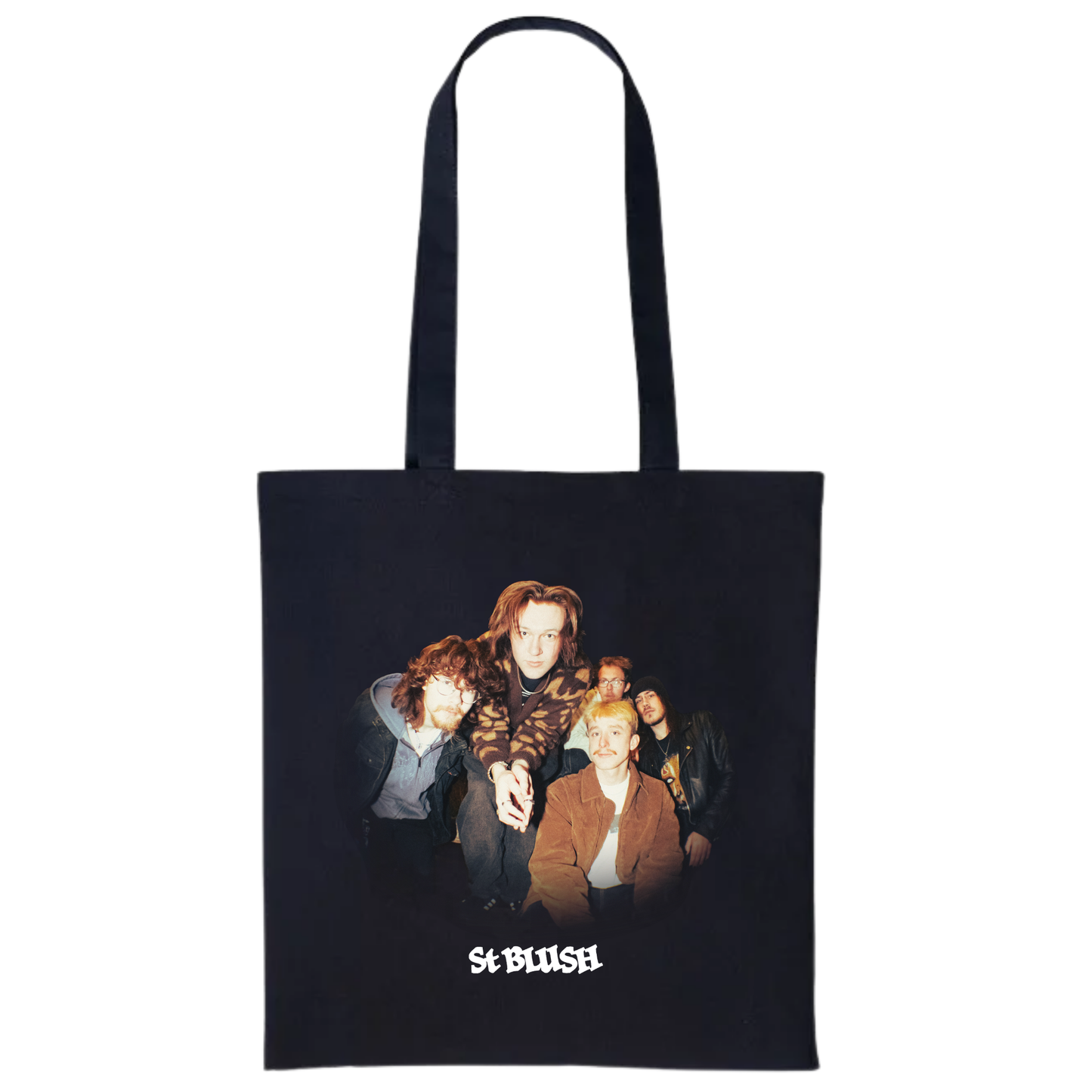 St Blush Portrait Tote Bag (BLACK EDITION)