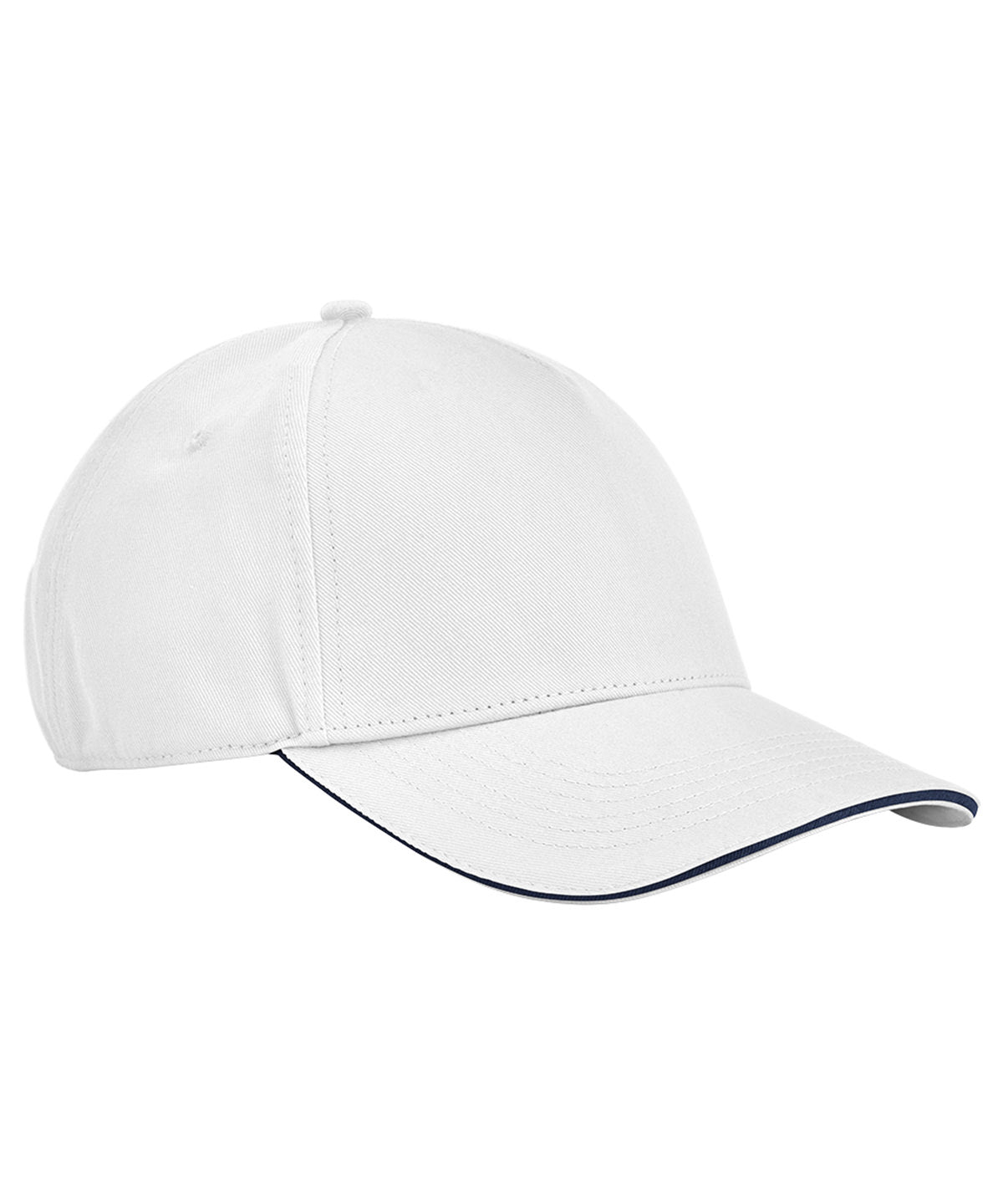 Beechfield EarthAware® classic organic cotton 5-panel cap – sandwich peak