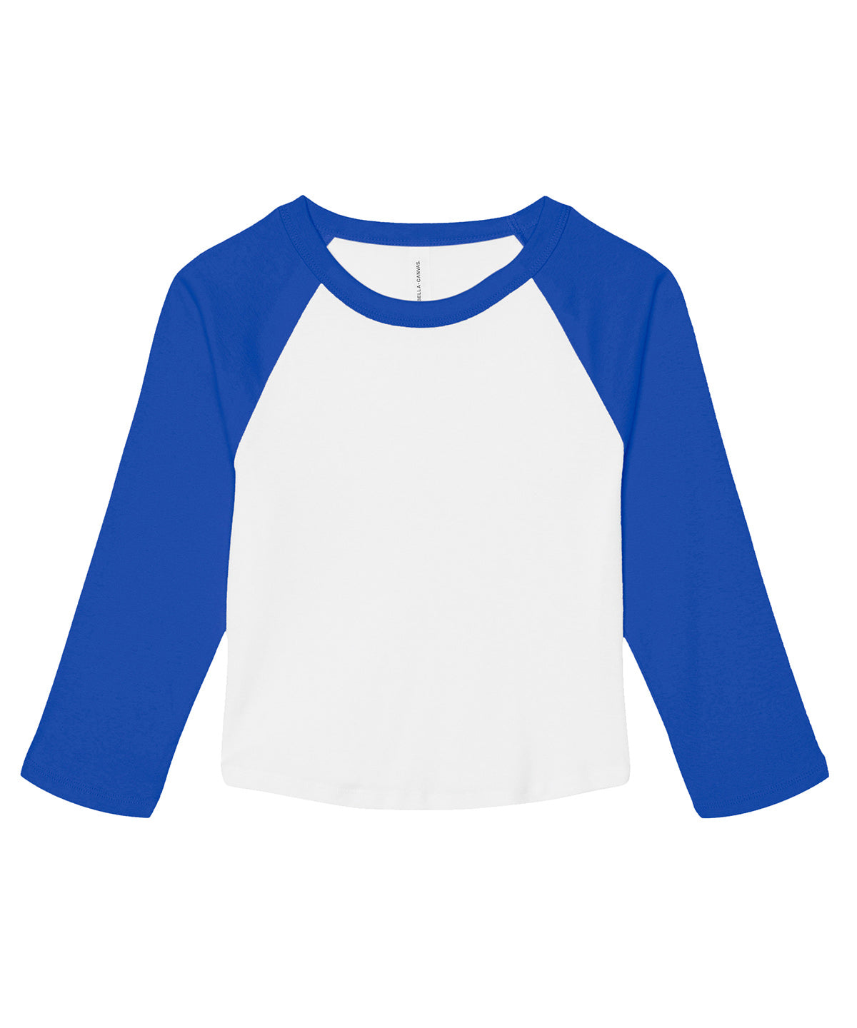Bella Canvas Women’s micro rib 3/4 raglan baby t-shirt