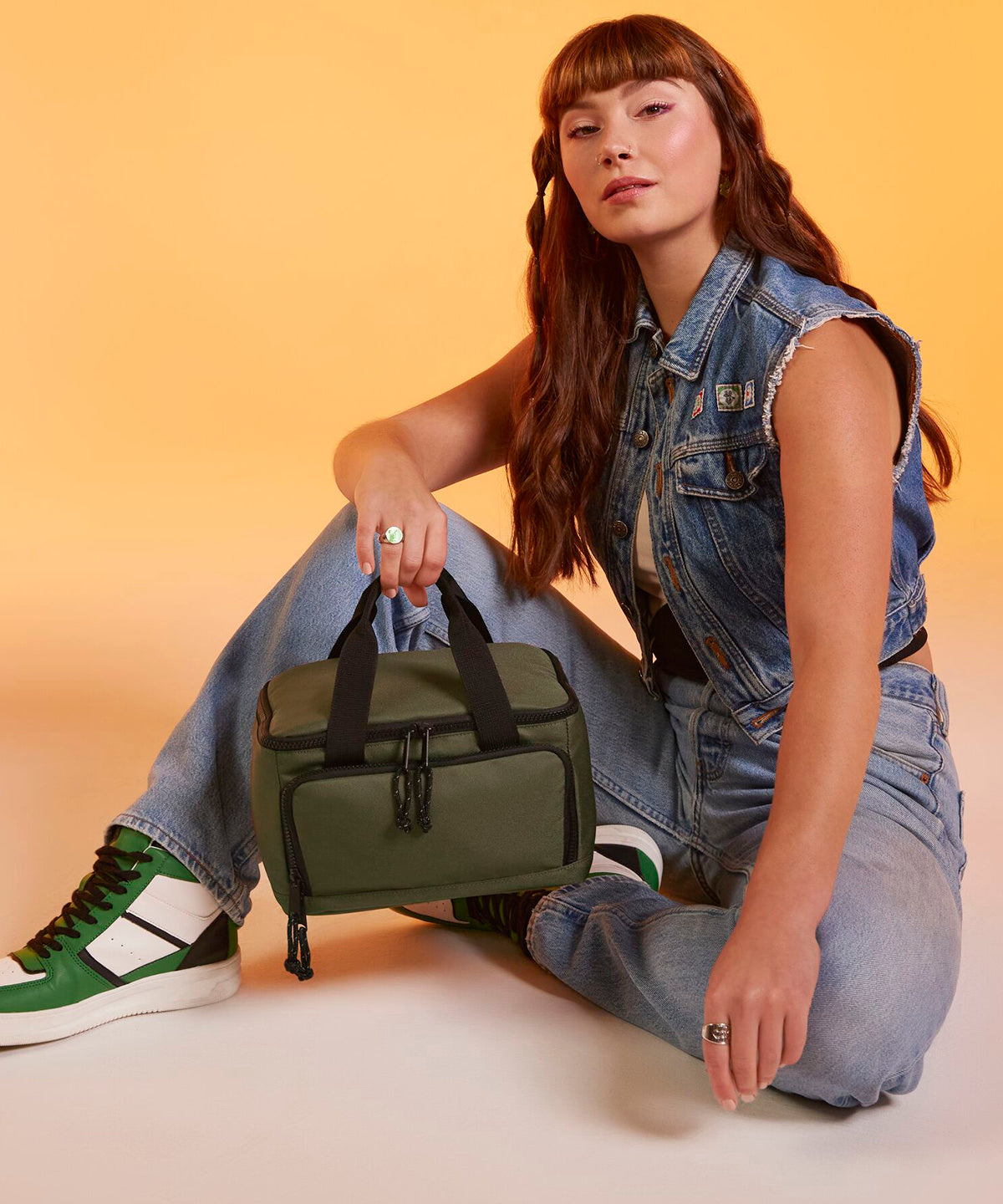 Recycled mini cooler bag
