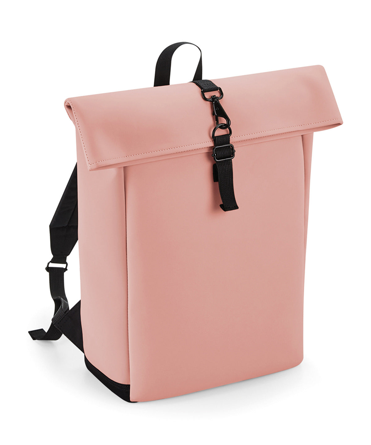 Bagbase Matte PU rolltop backpack