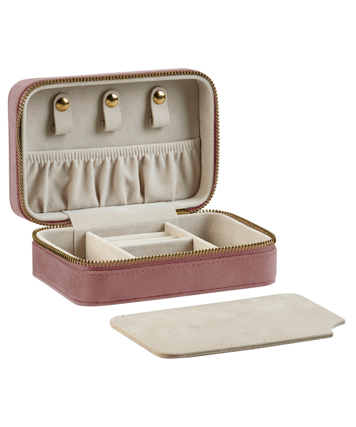 Bagbase Velvet travel jewellery box