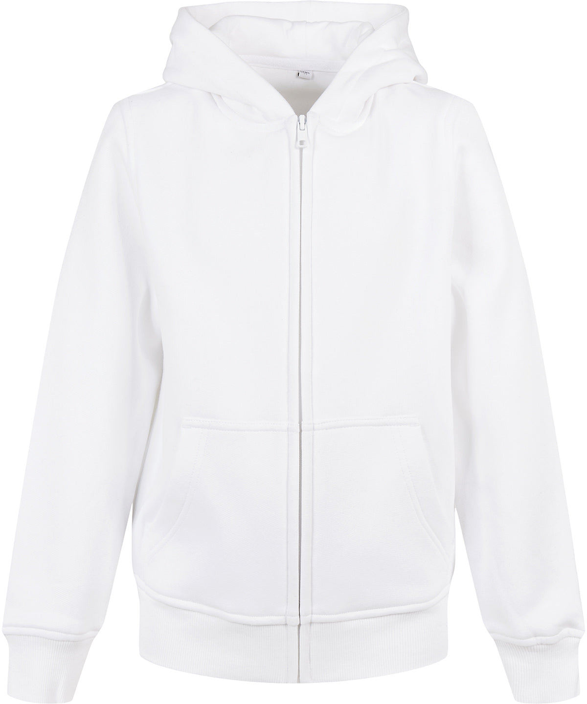 Build Your Brand Organic kids basic zip hoodie