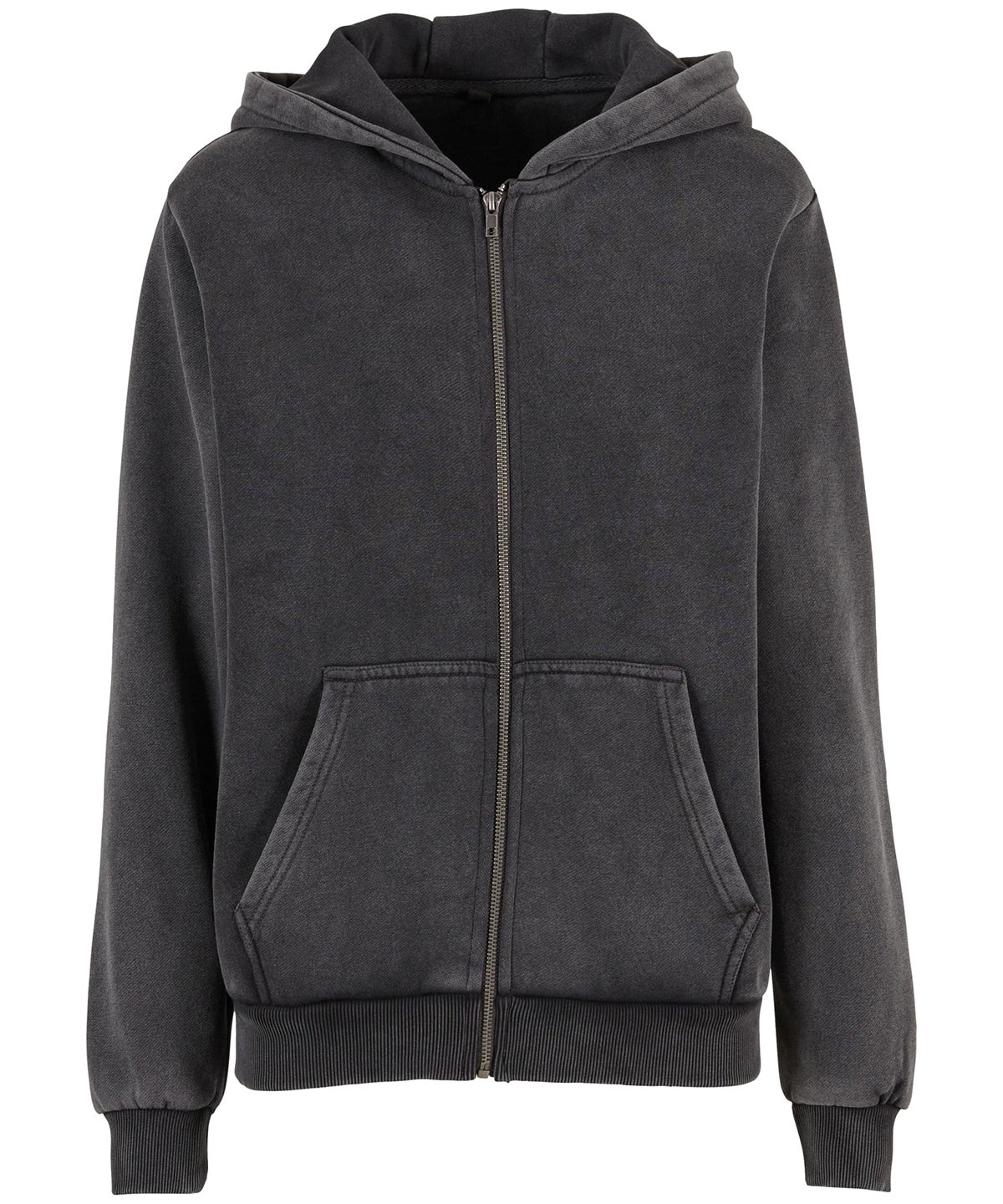 Build Your Brand Women’s vintage heavy zip hoodie