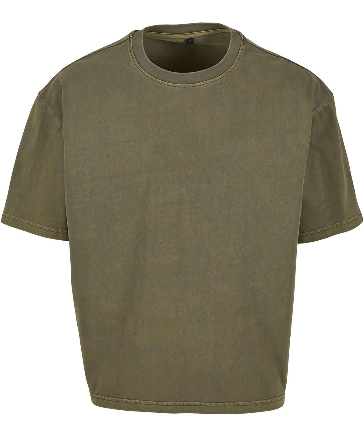 Build Your Brand Vintage cropped heavy oversized tee