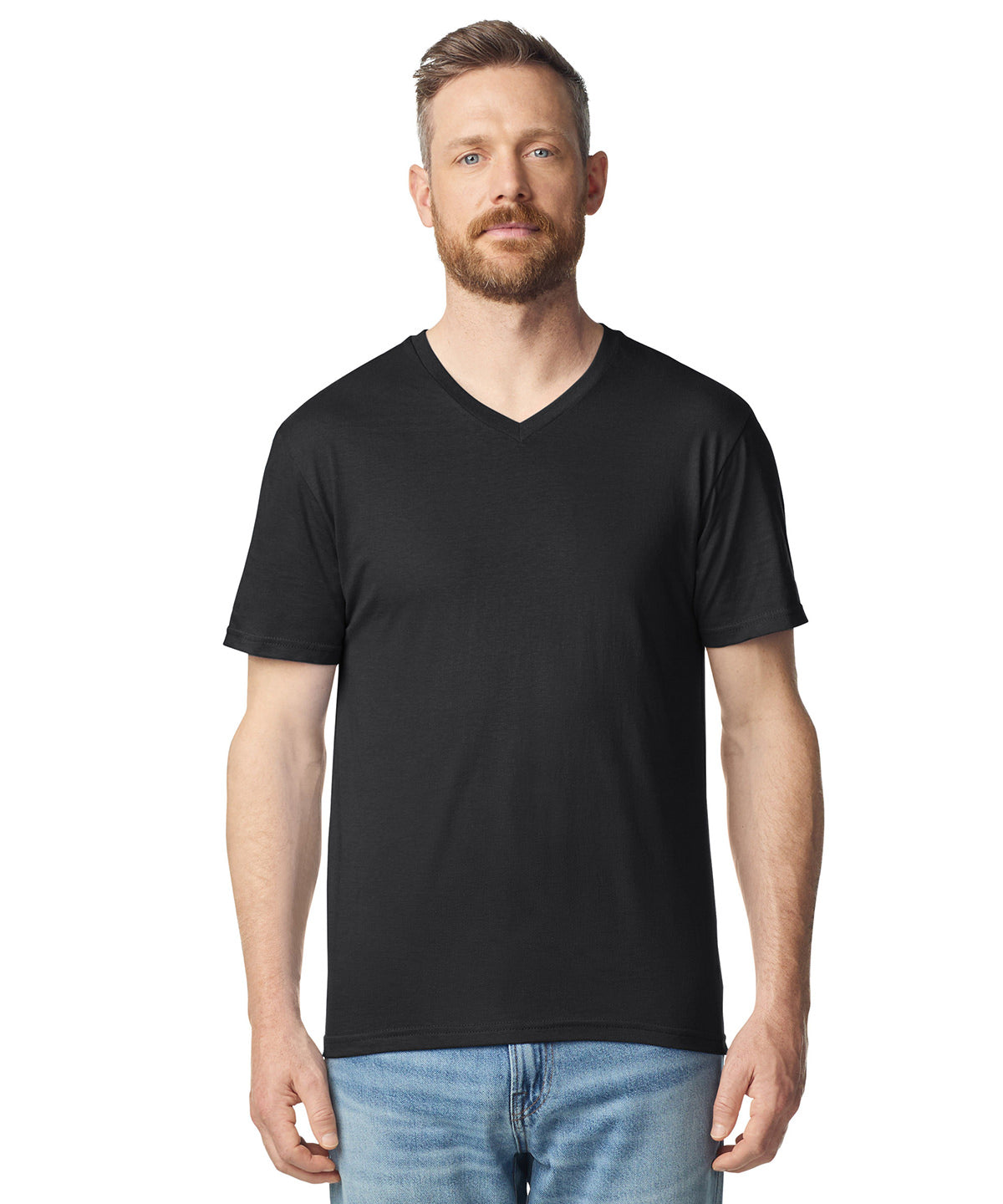 Gildan Softstyle V-Neck T-Shirt, ready to custom print with your logo or design