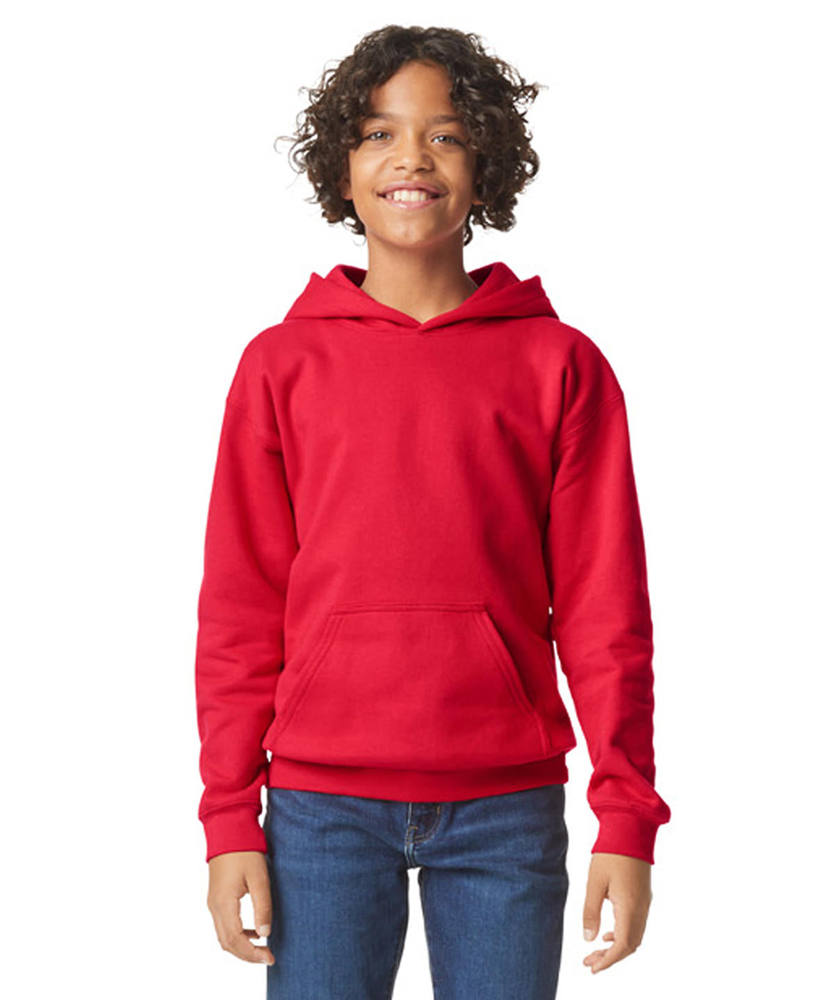 Gildan Softstyle Midweight Fleece Youth Hoodie, ready to custom print with your logo or design
