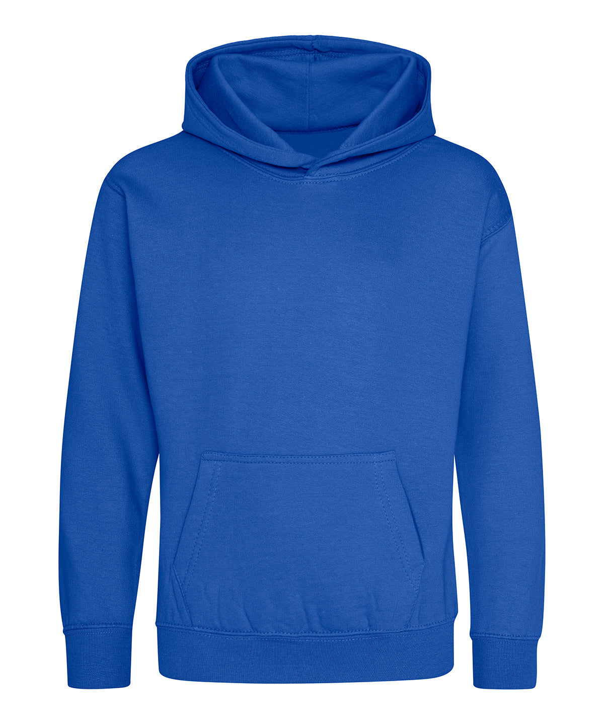 AWDis Just Hoods Kids Hoodie in Bright Royal, front view