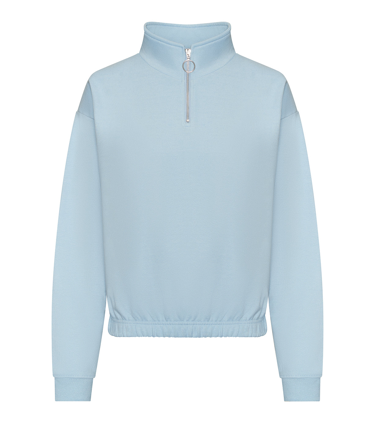 AWDis Just Hoods Women's cropped ¼-zip sweat