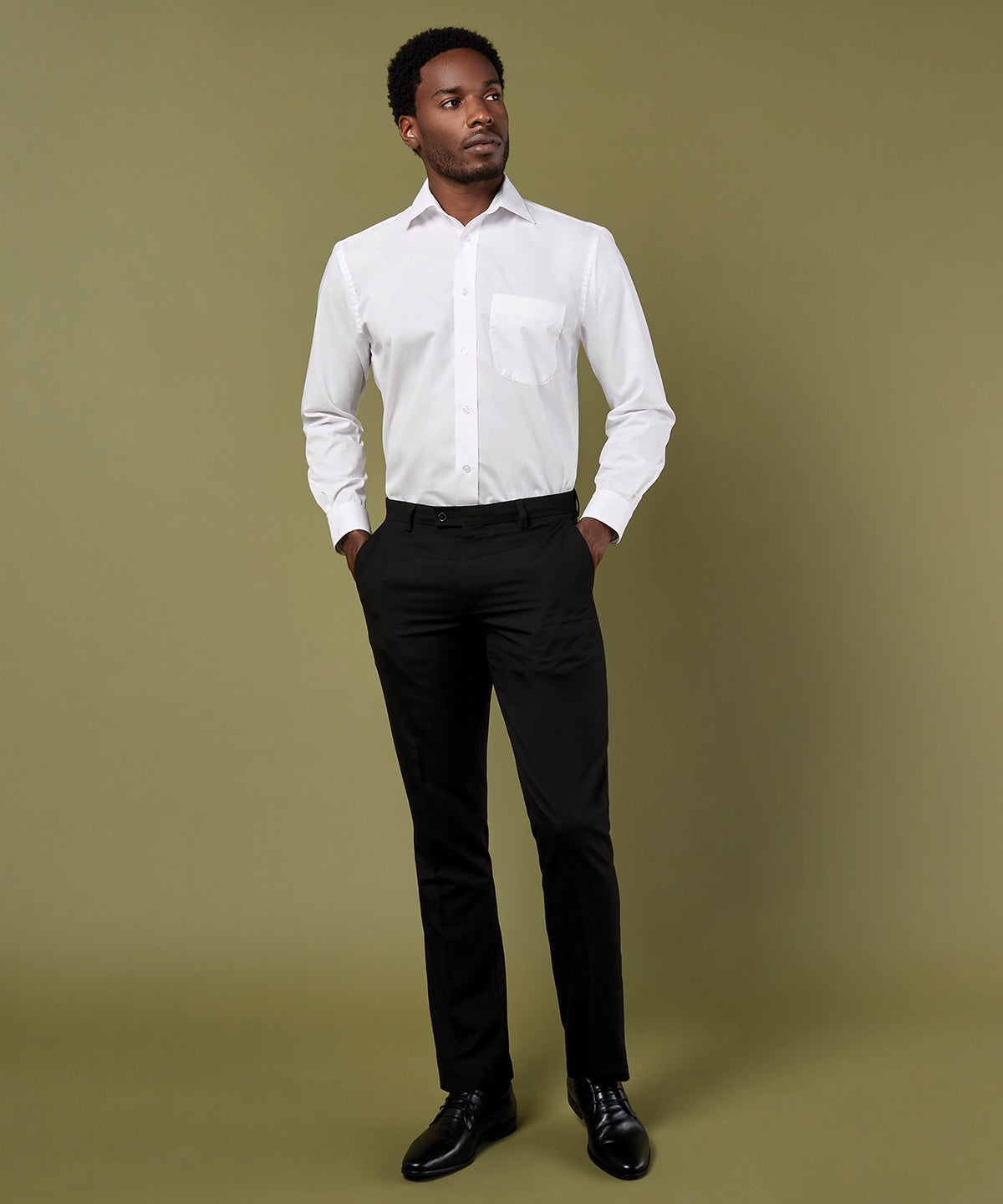 Kustom Kit Business Shirt Long-Sleeved (classic fit), ready to custom print with your logo or design