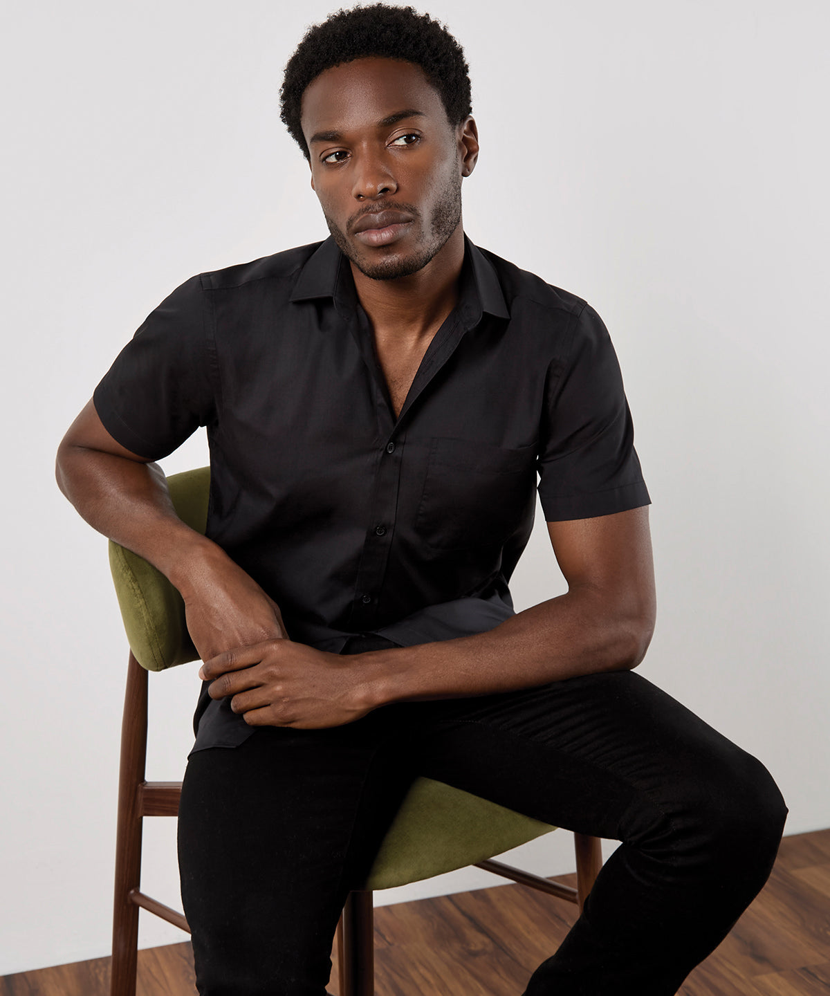 Kustom Kit Poplin Shirt Short-Sleeved, ready to custom print with your logo or design