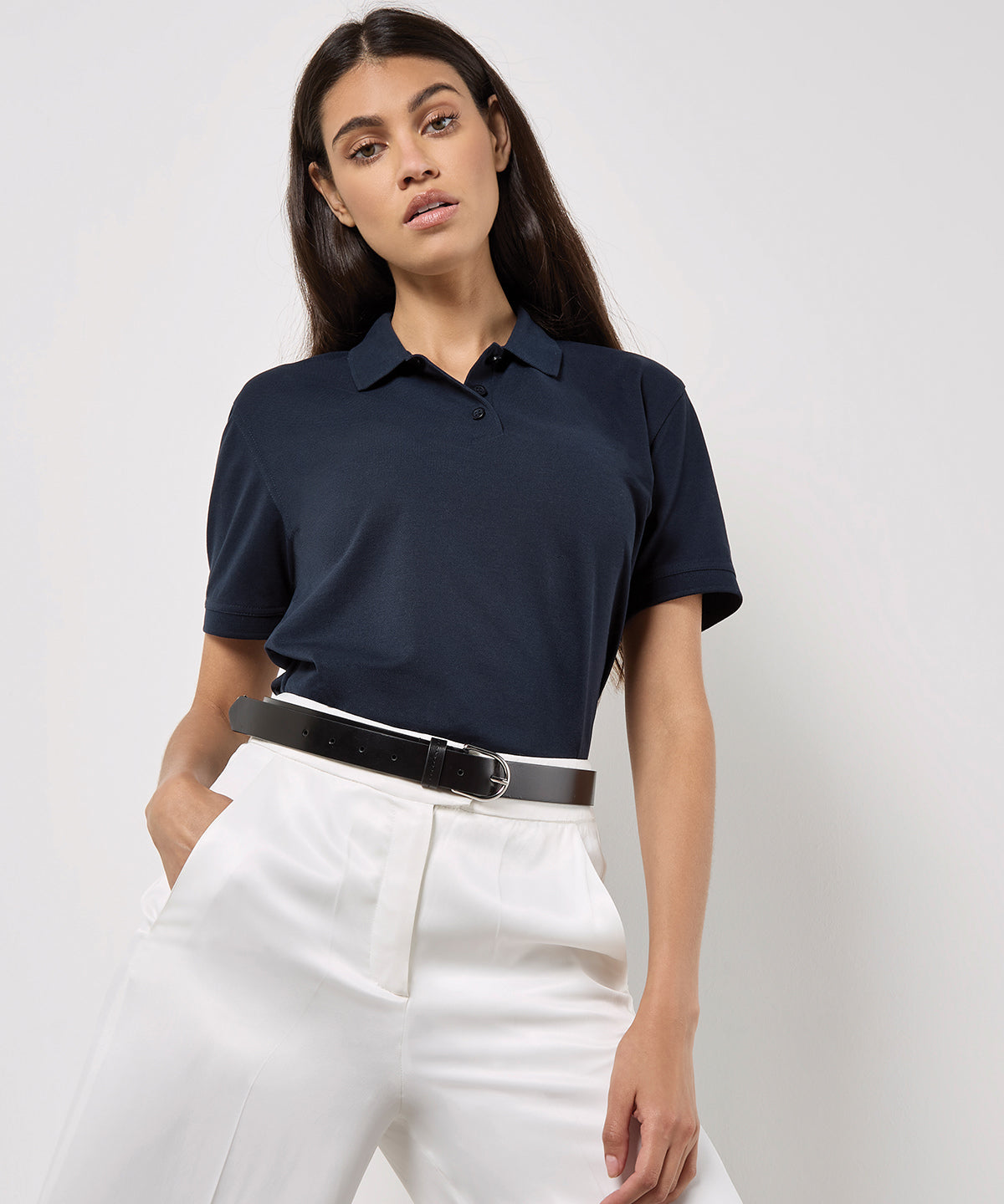 Kustom Kit Klassic Women's Polo with Superwash 60°C, ready to custom print with your logo or design