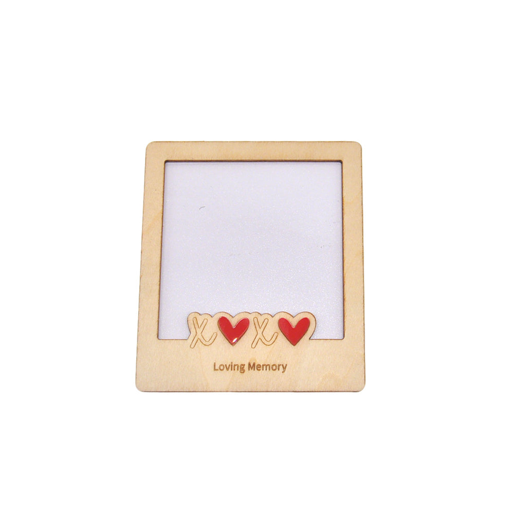 Loving Memory Fridge Magnet - White
