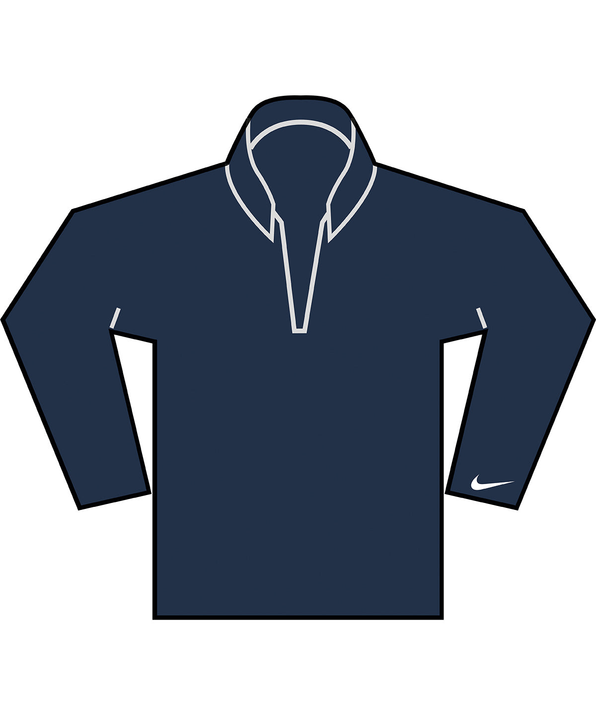 Nike Velocity 1/2-zip top