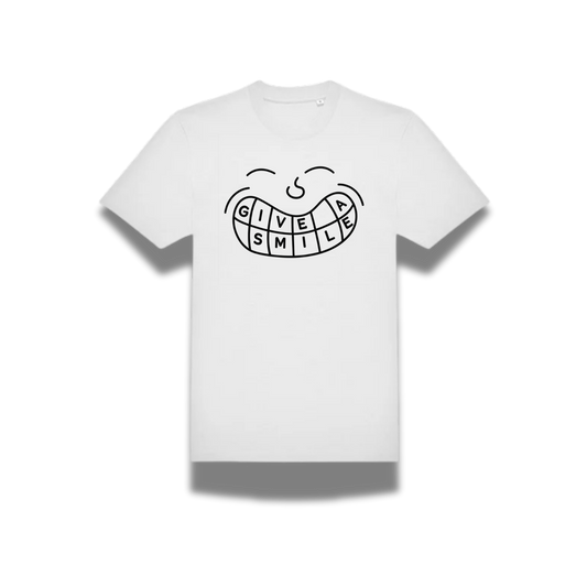 Give a Smile T-Shirt (BLACK LOGO EDITION)