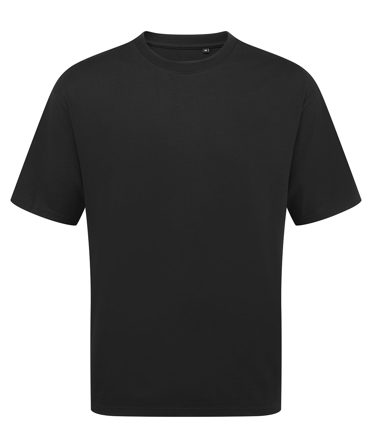Premier Utility 2.0 Oversized T-Shirt in Stay Black, front view