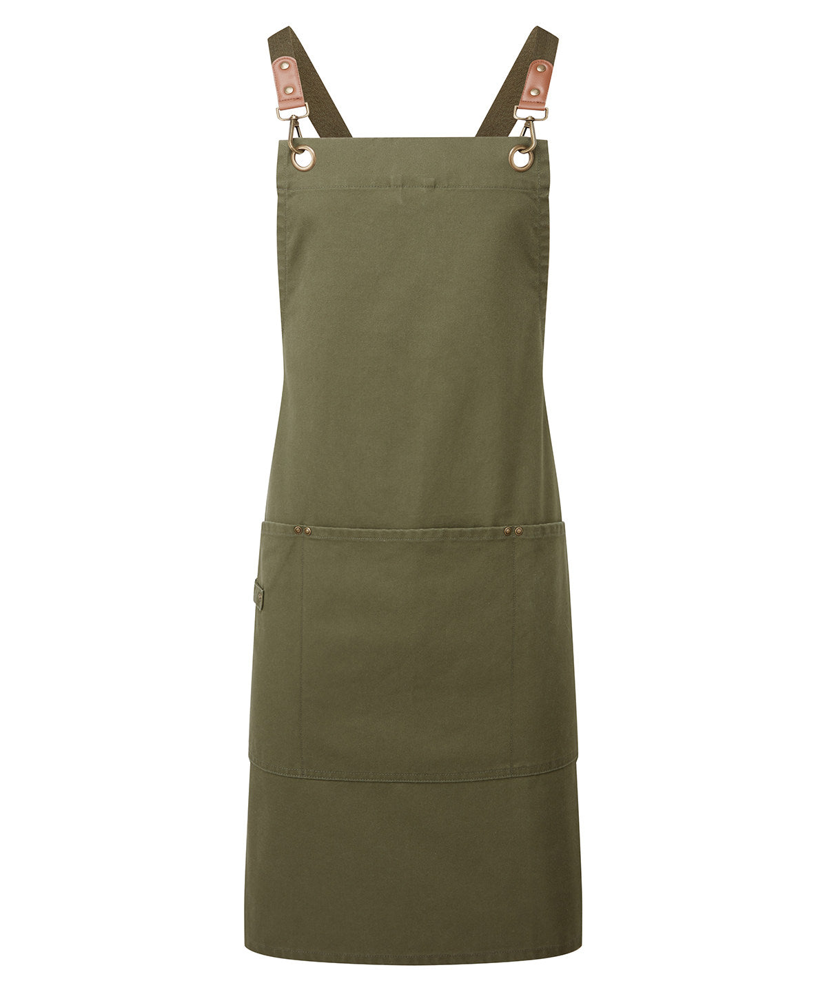 Premier Clip ‘n’ Clasp cross-back bib apron