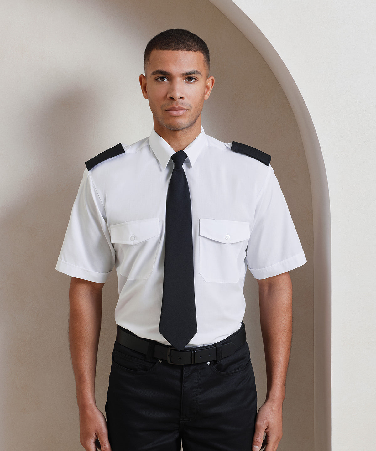 Premier Short Sleeve Pilot Shirt, ready to custom print with your logo or design