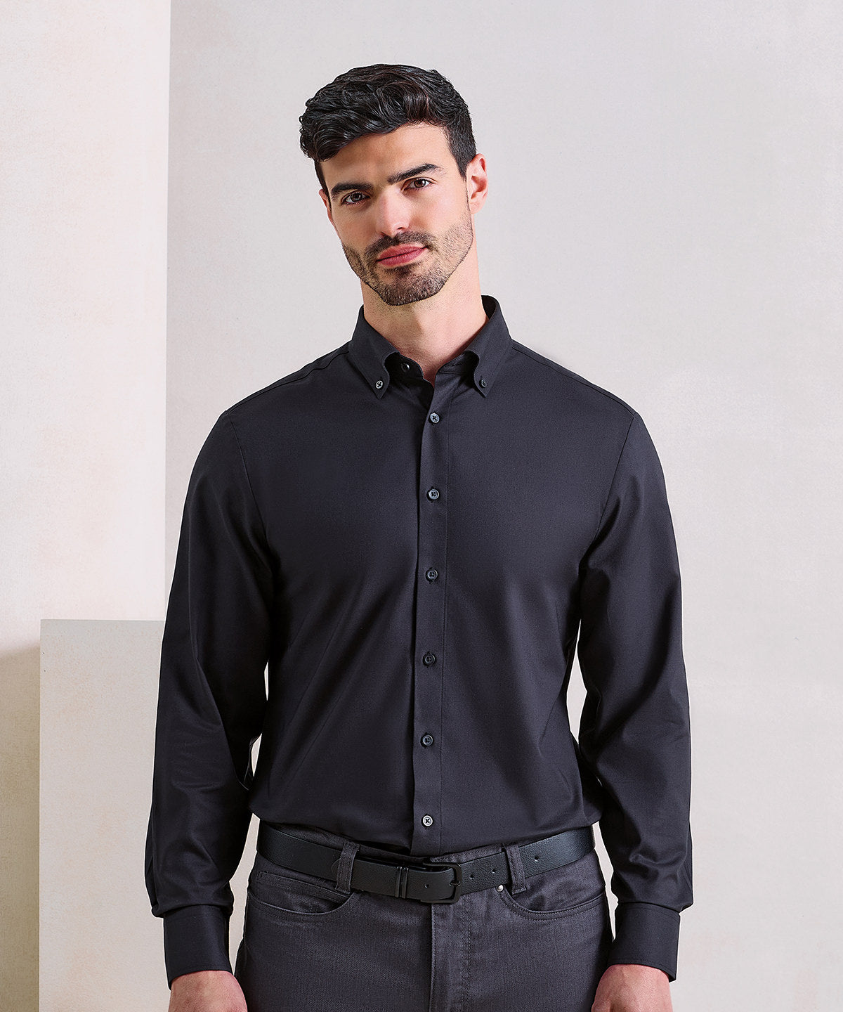 Premier Supreme Oxford Long Sleeve Shirt, ready to custom print with your logo or design