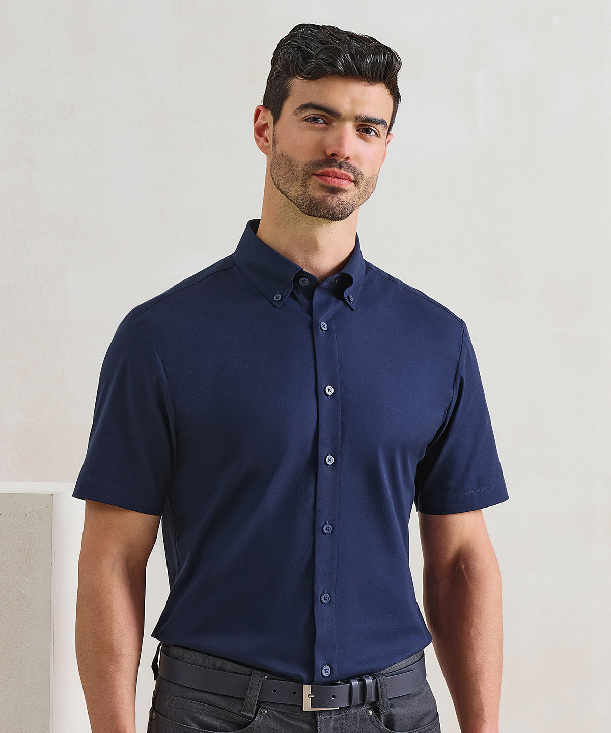 Premier Supreme Oxford Short Sleeve Shirt, ready to custom print with your logo or design