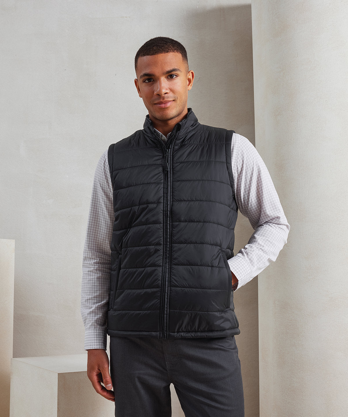 Premier Recyclight Padded Gilet, ready to custom print with your logo or design