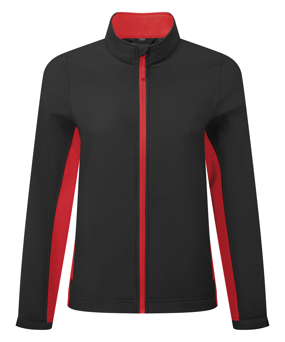 Women's Windchecker softshell - Black/Classic Red