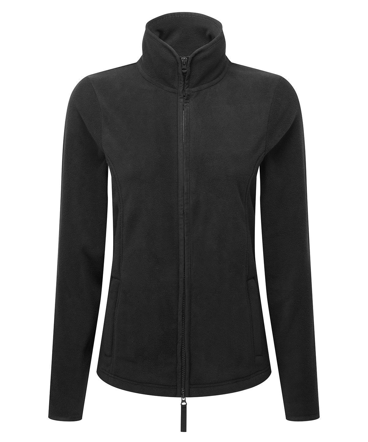 Premier Women's Artisan Fleece Jacket in Black/Black