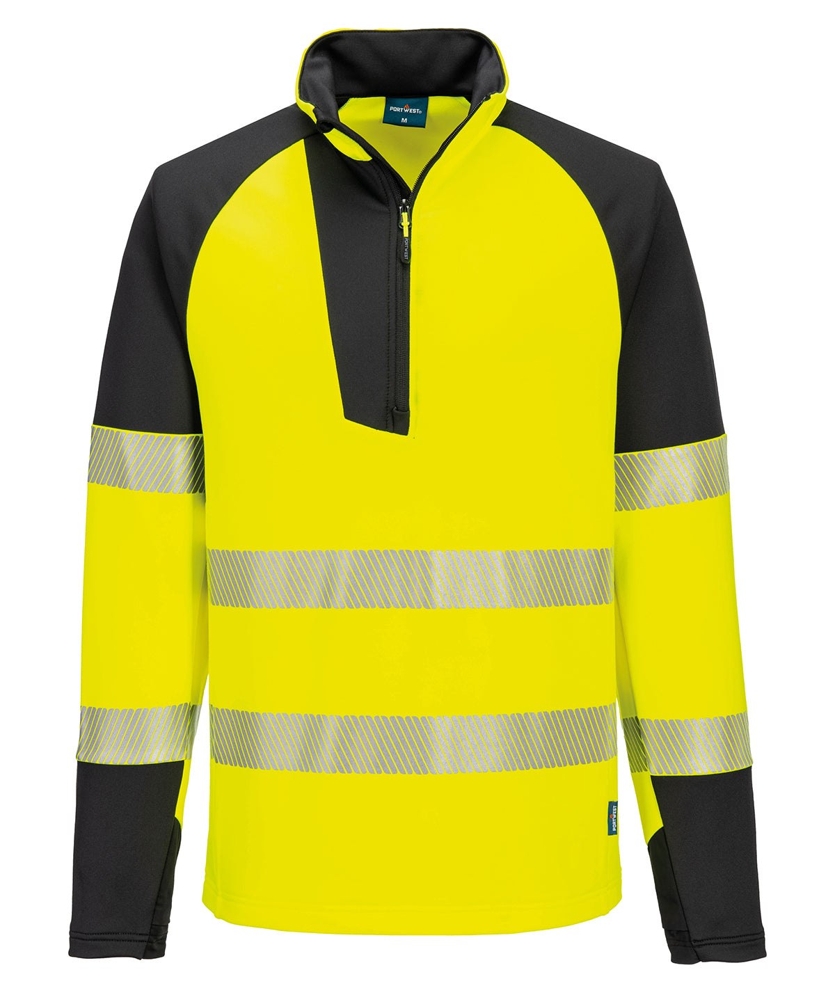 Portwest PW3 Hi-vis ¼-zip sweatshirt (T172)