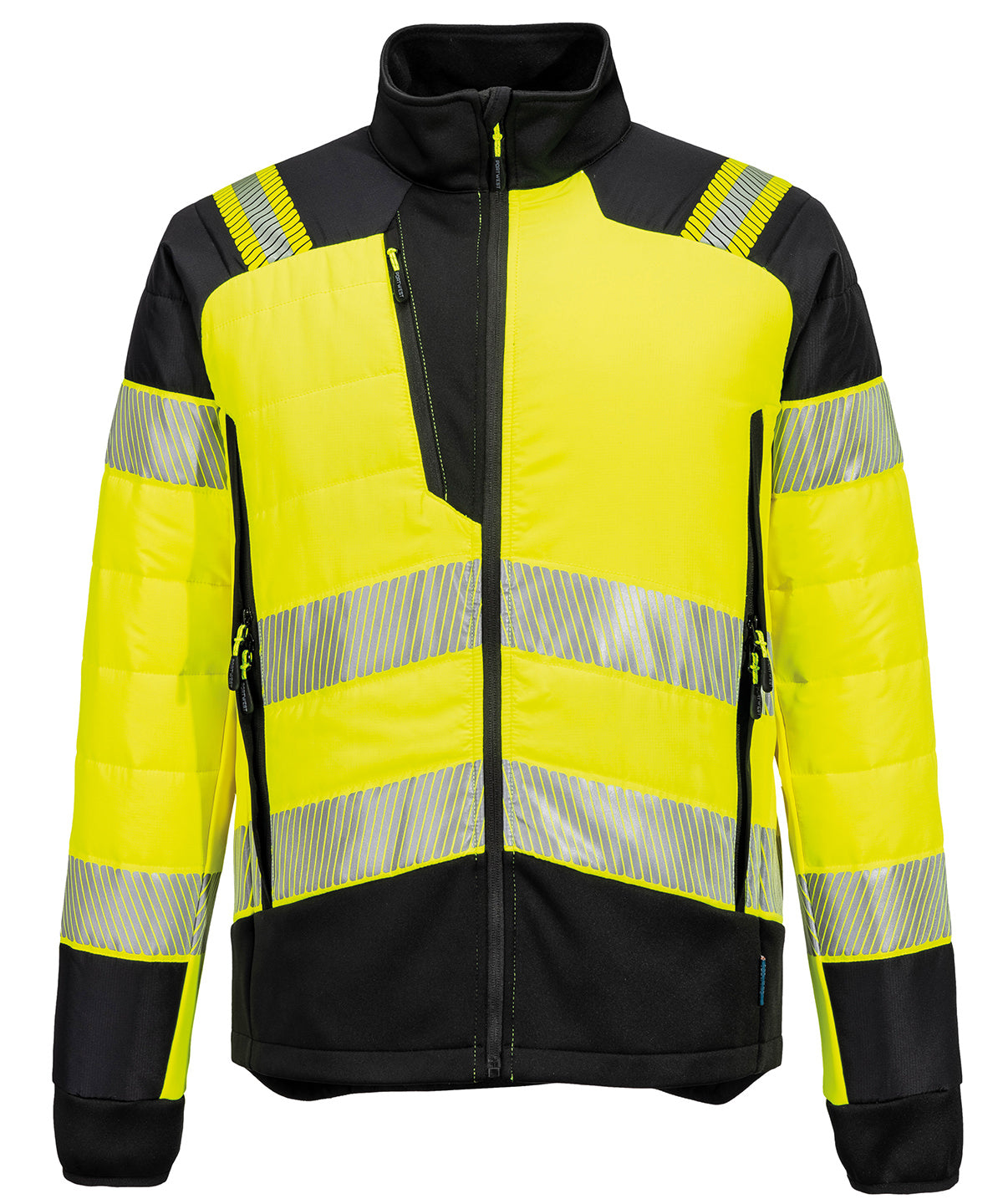 Portwest PW3 Hi-vis hybrid baffle jacket (T170)