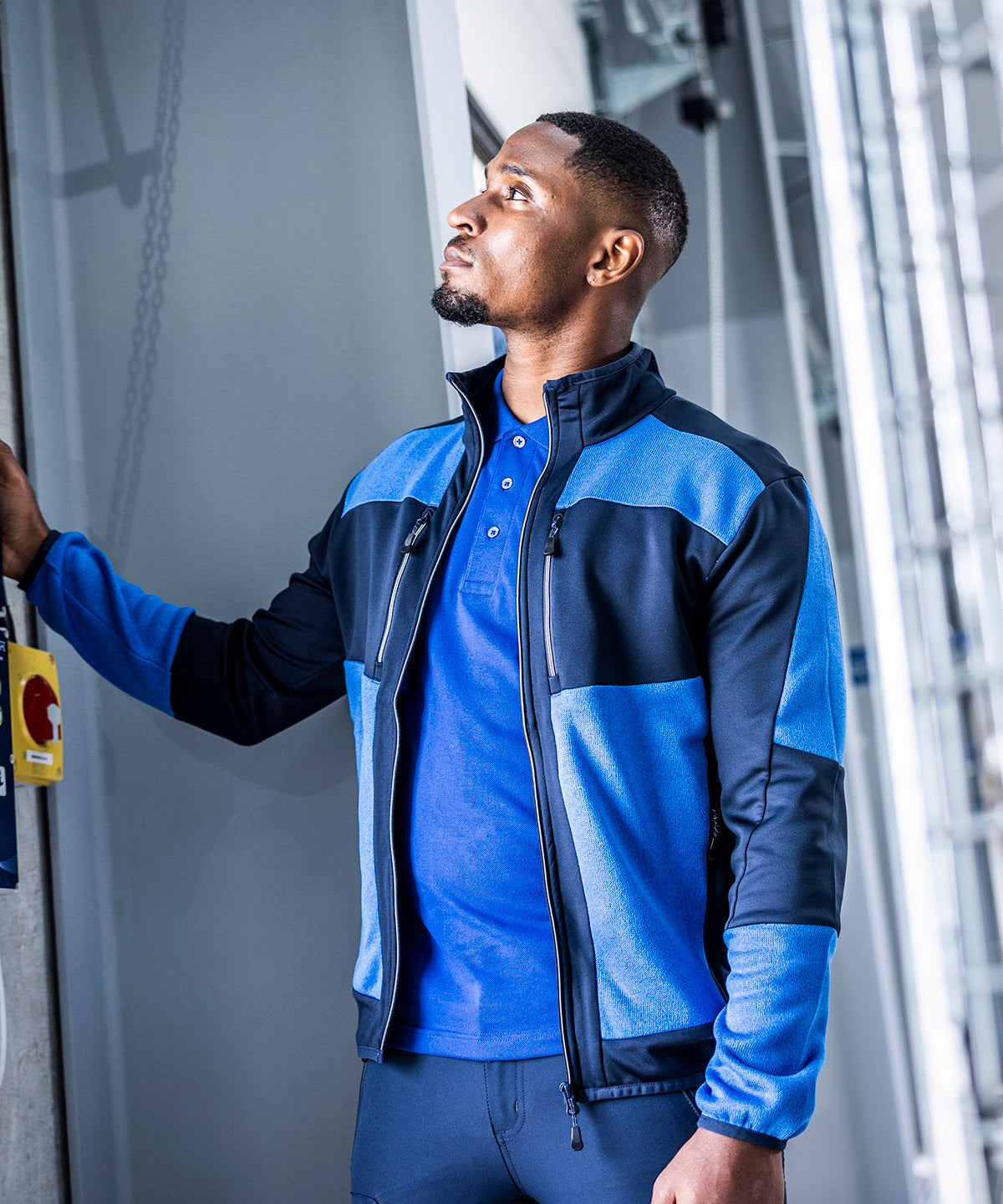 Regatta Professional E-Volve Knit-Effect Stretch Mid-Layer Fleece, ready to custom print with your logo or design