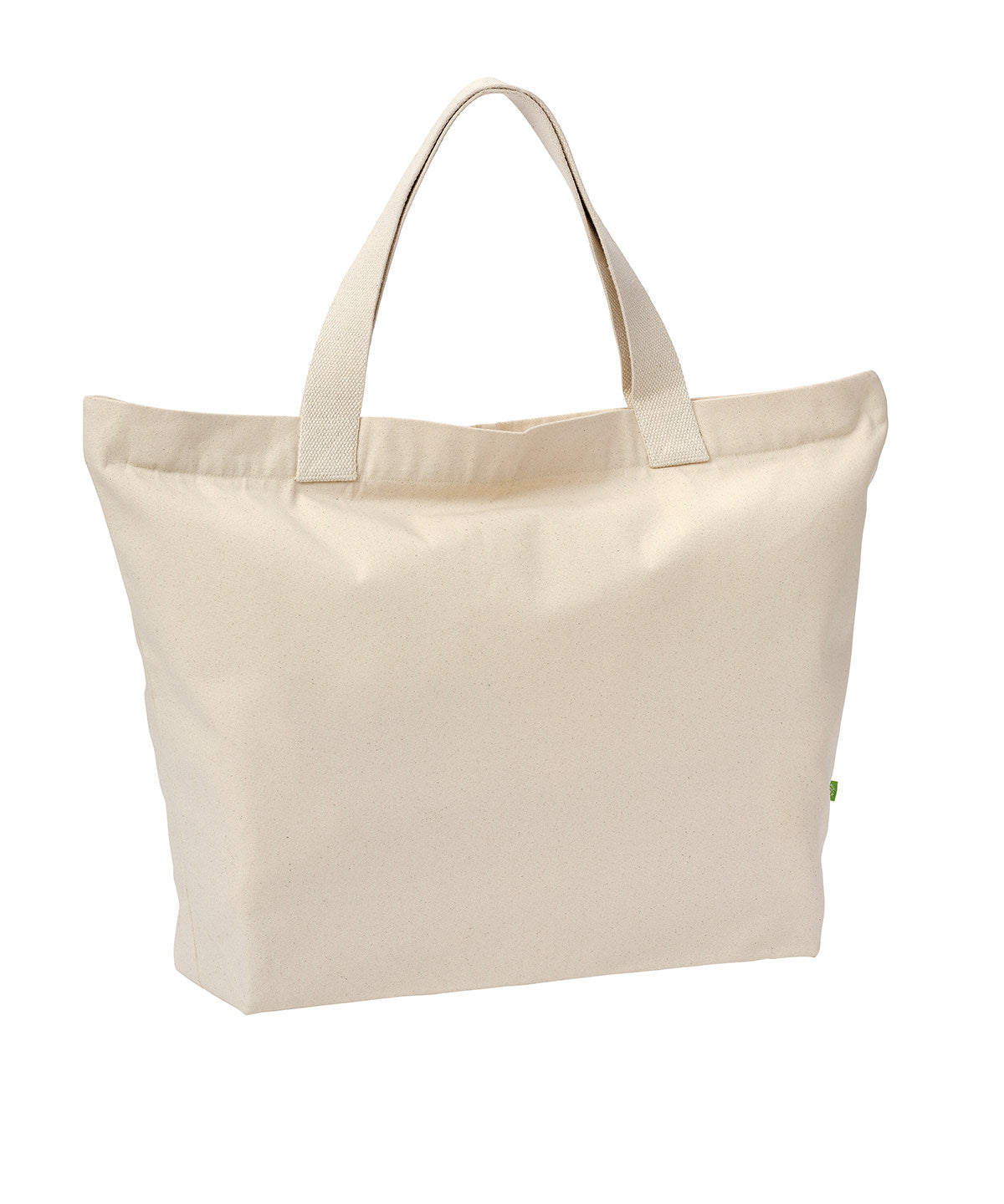 Nutshell® Elba organic canvas premium zip tote
