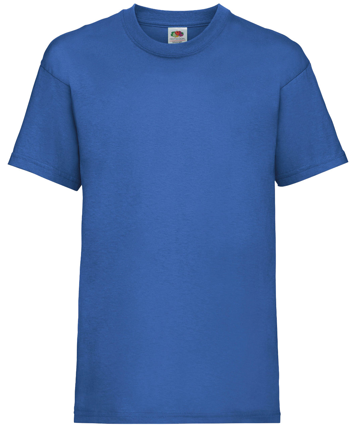 Fruit of the Loom Kids Valueweight T-Shirt in Royal Blue, front view