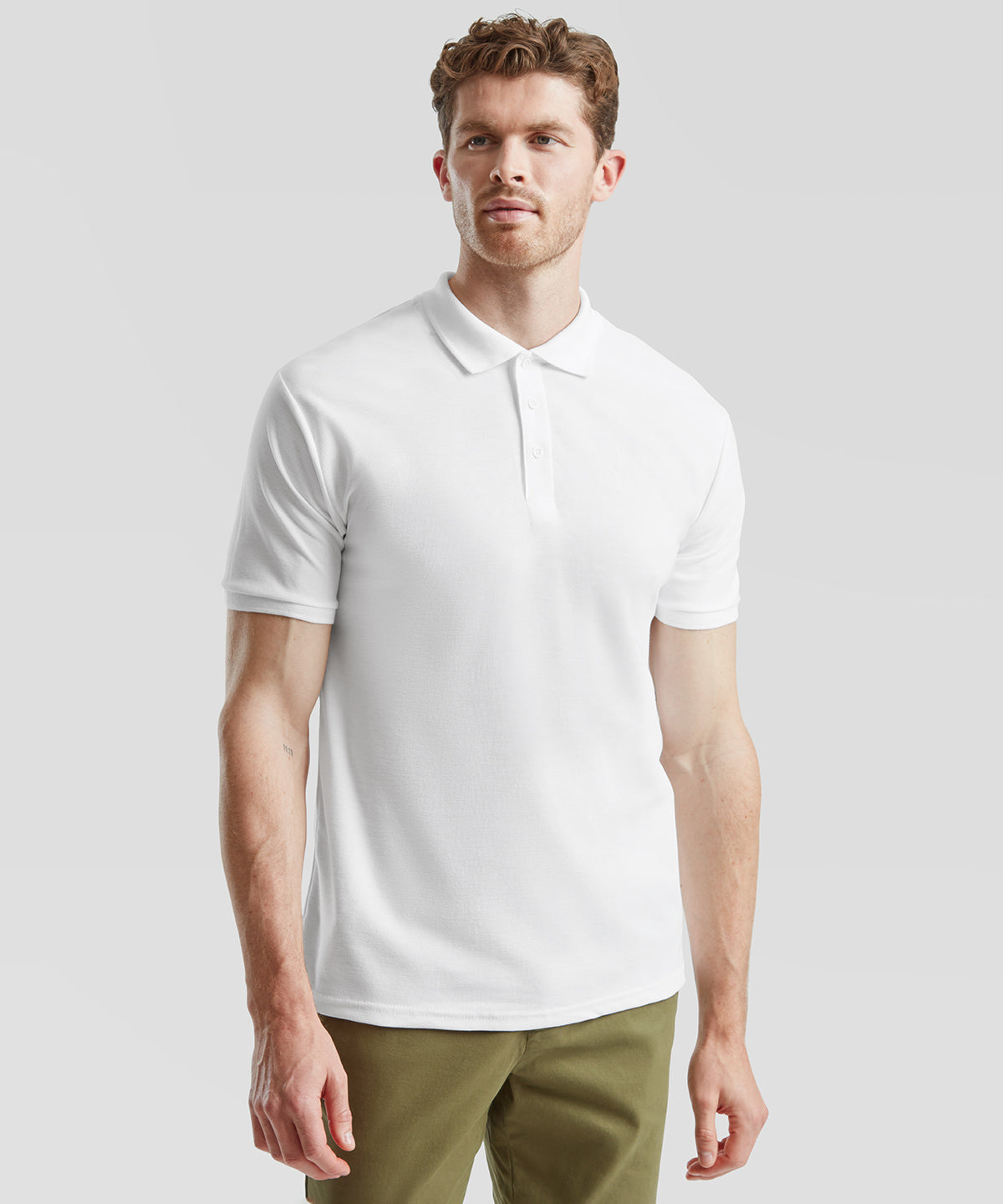 Fruit of the Loom Heavyweight 65/35 Polo, ready to custom print with your logo or design