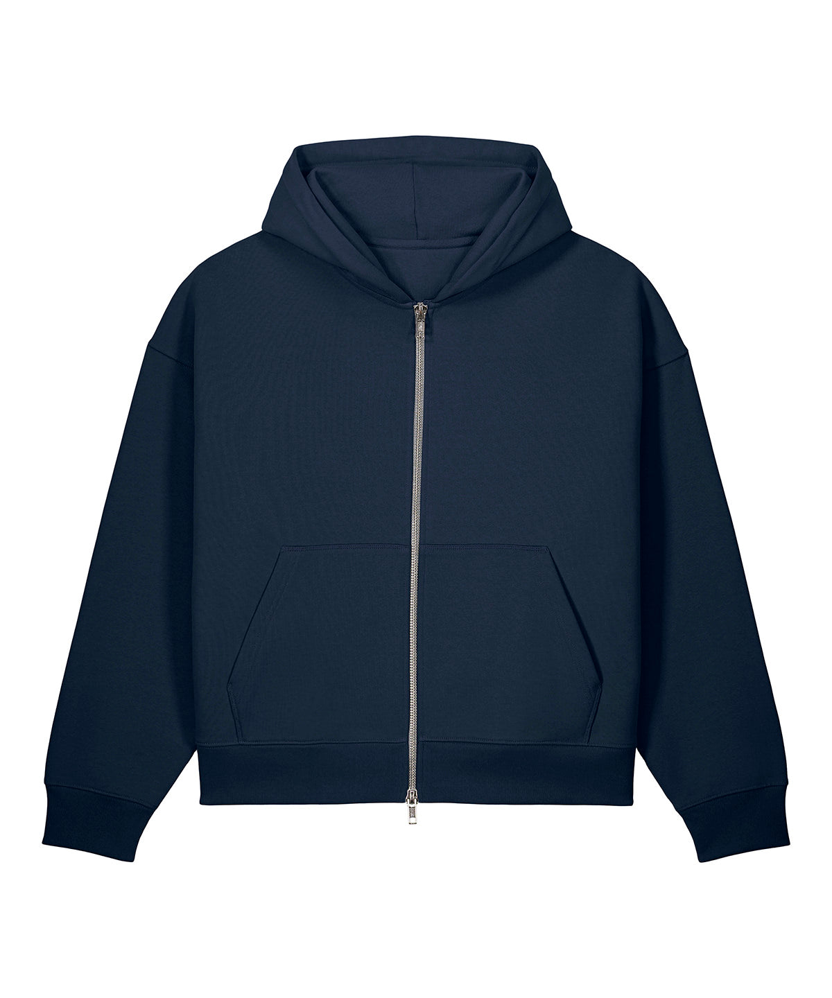 Stanley/Stella Fronter Zip Hoodie in French Navy, front view
