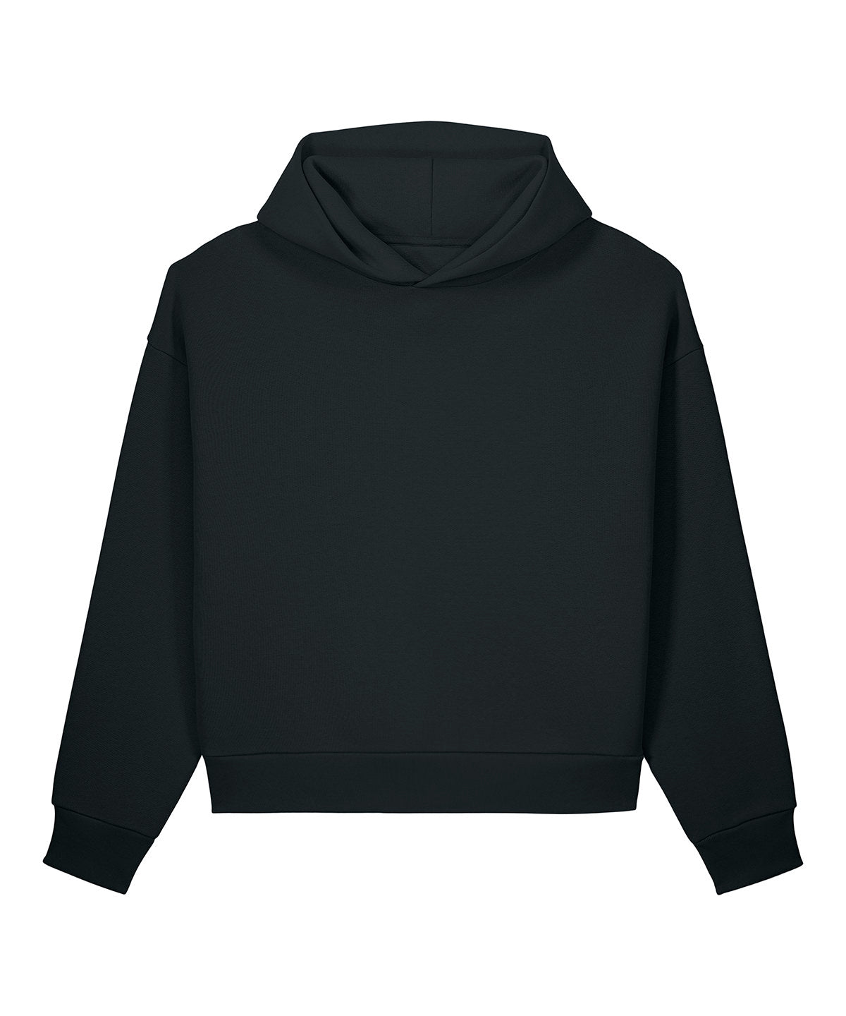 Stanley/Stella Sculpter Hoodie in Black, front view