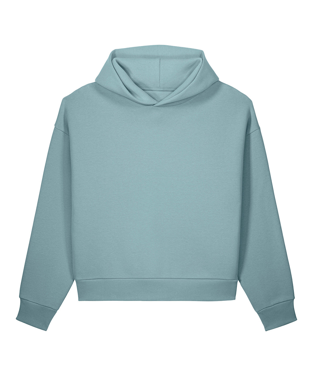 Stanley/Stella Sculpter Hoodie in Pebble Blue, front view