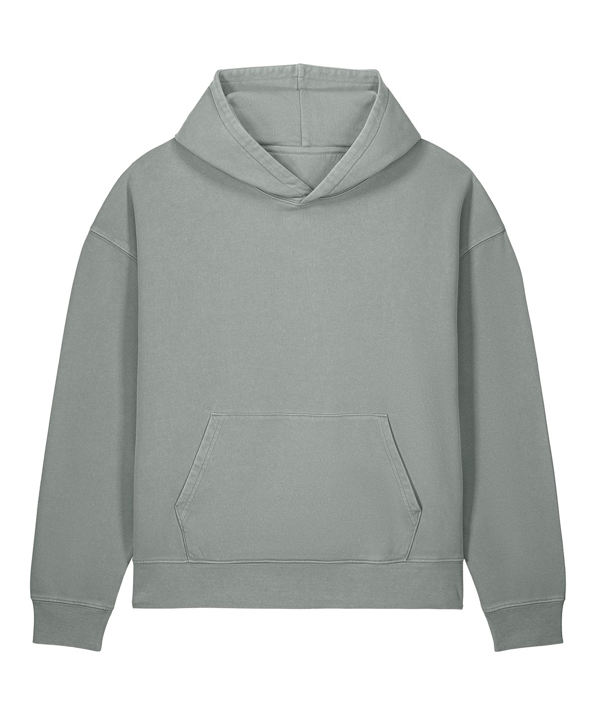 Stanley/Stella Chaser Vintage Hoodie in Garment Dyed Misty Grey, front view