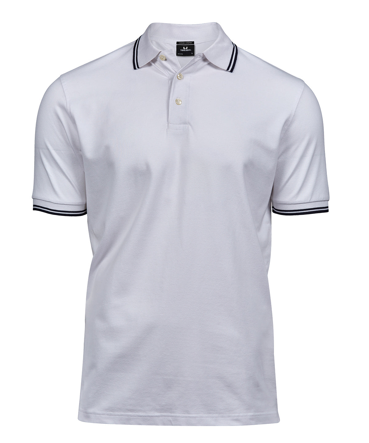 Tee Jays Luxury stripe stretch polo (1407)